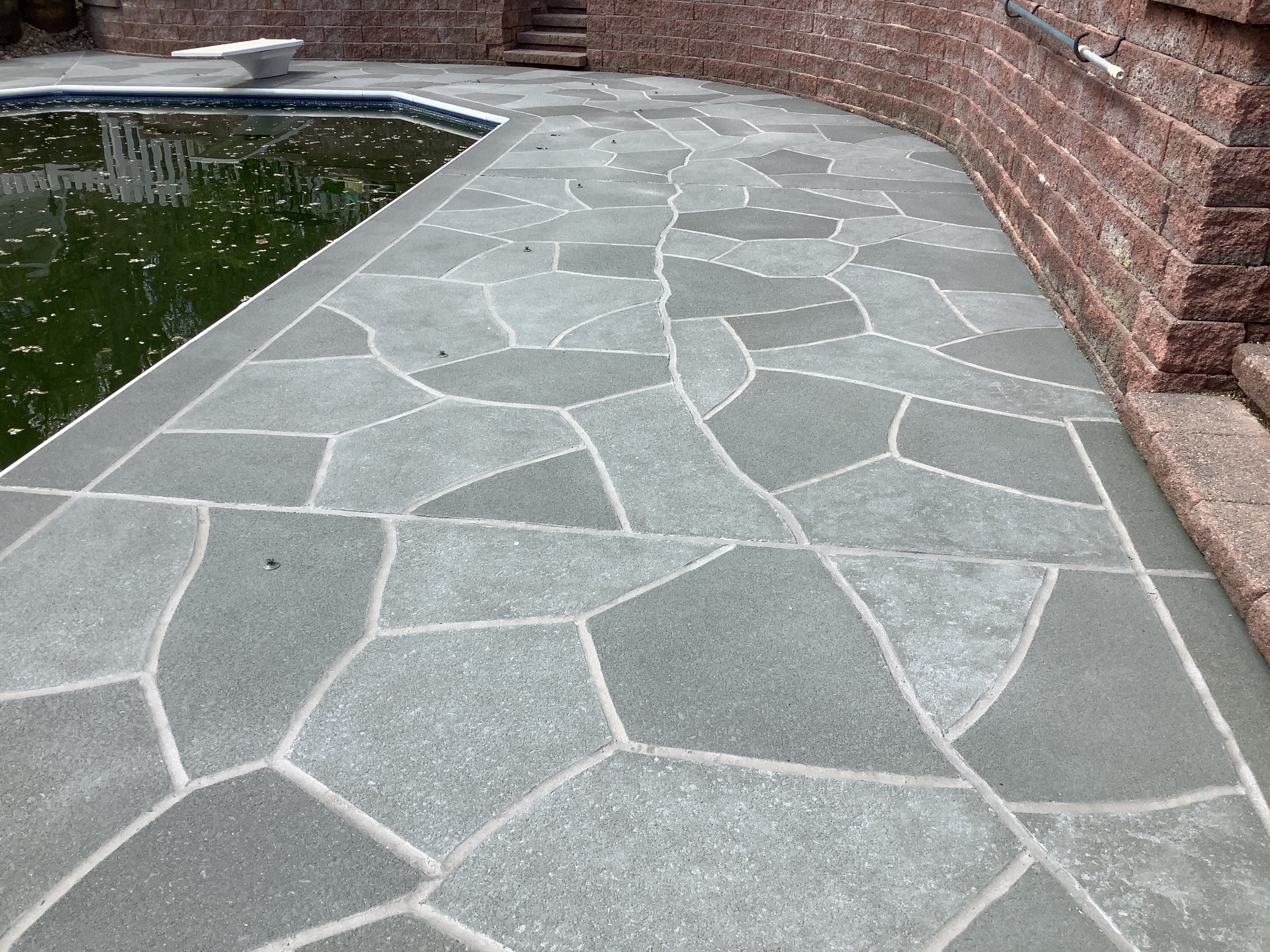 RenuKrete Granite Slate - Neptune Edition - concrete pool deck upgrade ...